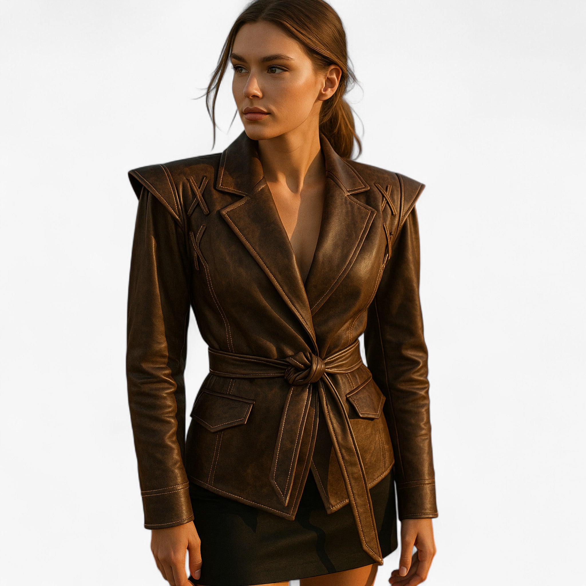 Giacca femminile con taglio moderno - - Female female coat femminile giacca giacca femminile taglio women's coats & jackets - Concept Palermo