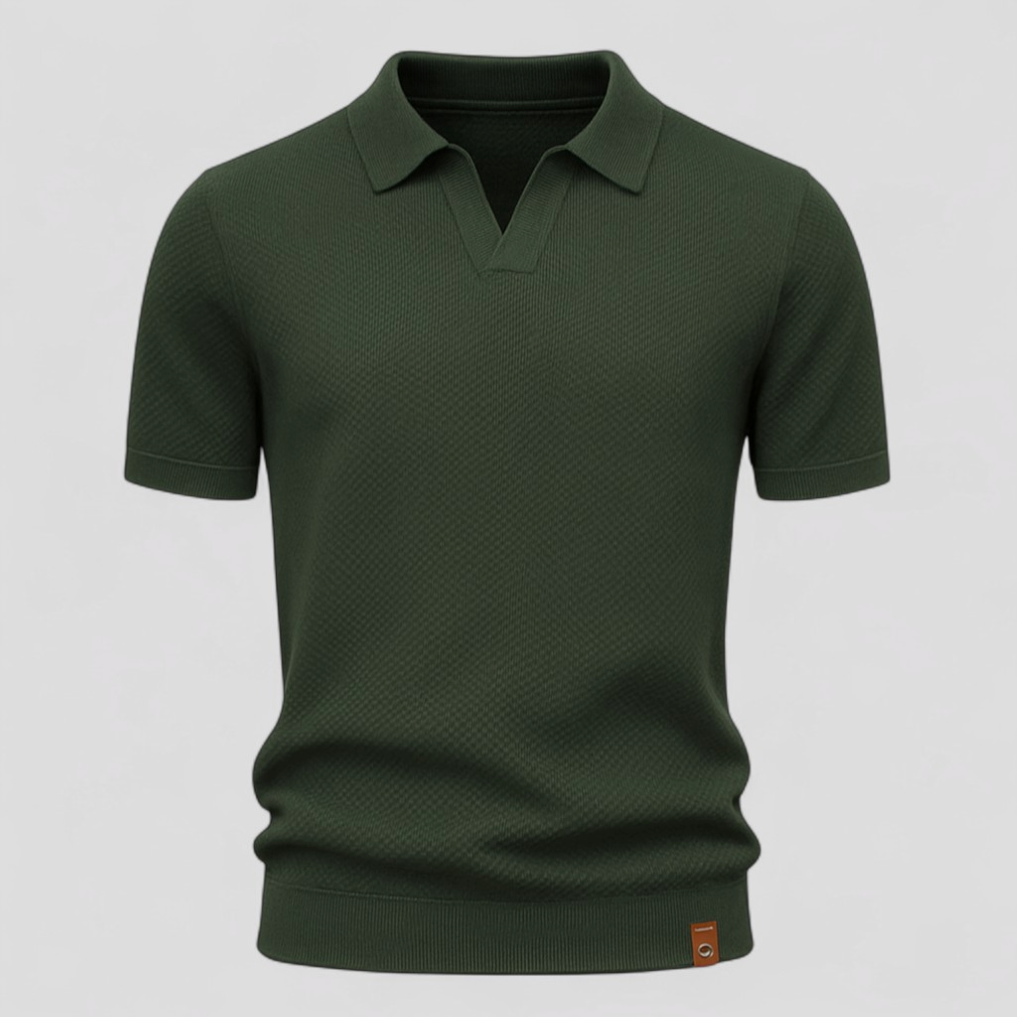 Polo Uomo Manica Corta Strutturata in Cotone - Vari Colori e Taglie - Verde militare - abbigliamento maschile corta maglietta polo casual manica men's top clothes polo polo estiva polo fit slim polo in cotone polo moderno polo shirt elegante polo shirt strutturato polo shirt uomo polo uomo strutturata t-shirt con colletto uomo - Concept Palermo