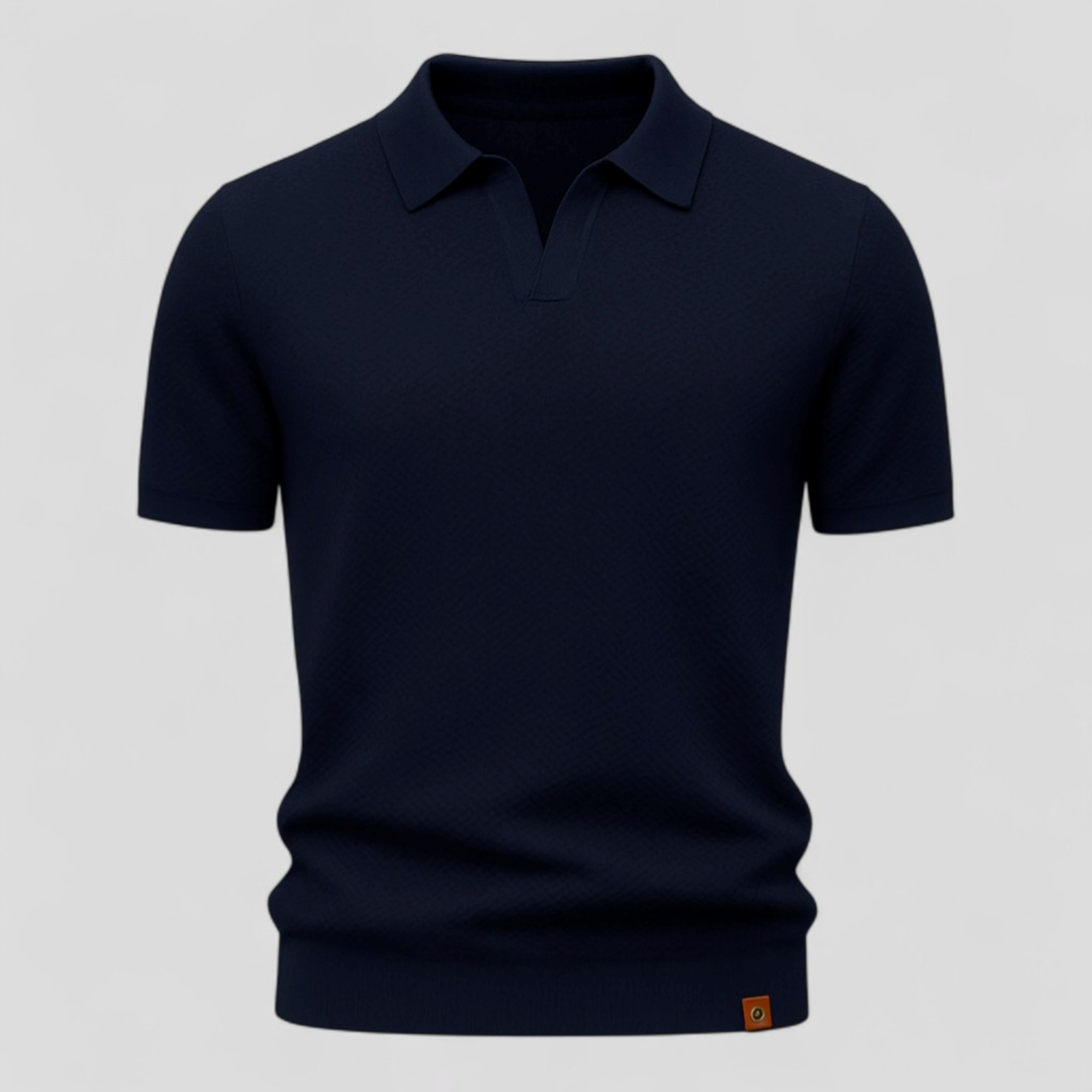 Polo Uomo Manica Corta Strutturata in Cotone - Vari Colori e Taglie - Blu marino - abbigliamento maschile corta maglietta polo casual manica men's top clothes polo polo estiva polo fit slim polo in cotone polo moderno polo shirt elegante polo shirt strutturato polo shirt uomo polo uomo strutturata t-shirt con colletto uomo - Concept Palermo