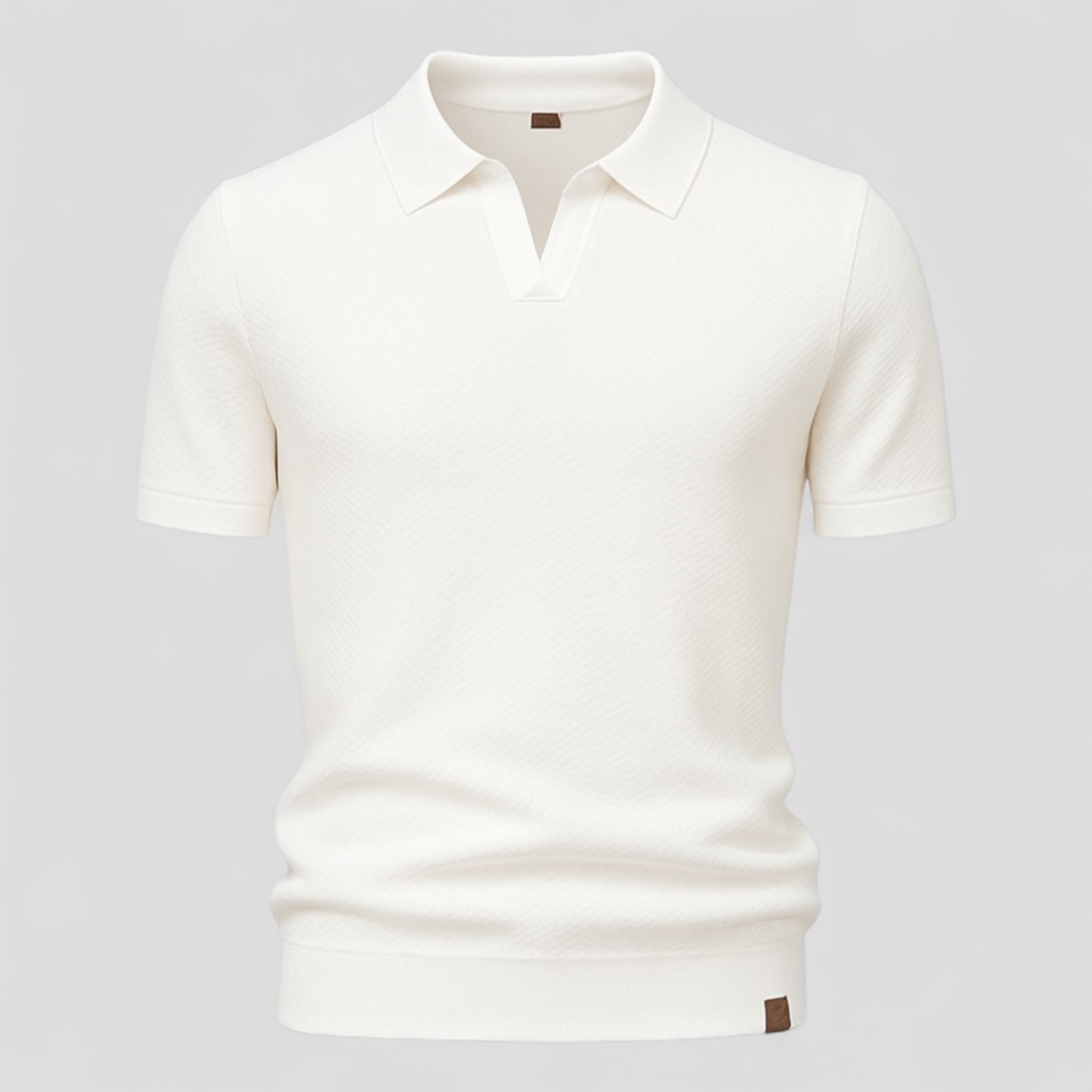 Polo Uomo Manica Corta Strutturata in Cotone - Vari Colori e Taglie - Bianco - abbigliamento maschile corta maglietta polo casual manica men's top clothes polo polo estiva polo fit slim polo in cotone polo moderno polo shirt elegante polo shirt strutturato polo shirt uomo polo uomo strutturata t-shirt con colletto uomo - Concept Palermo