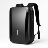 Stevige anti-diefstal rugzak van ABS met geïntegreerd slot en USB - unisex, zwart