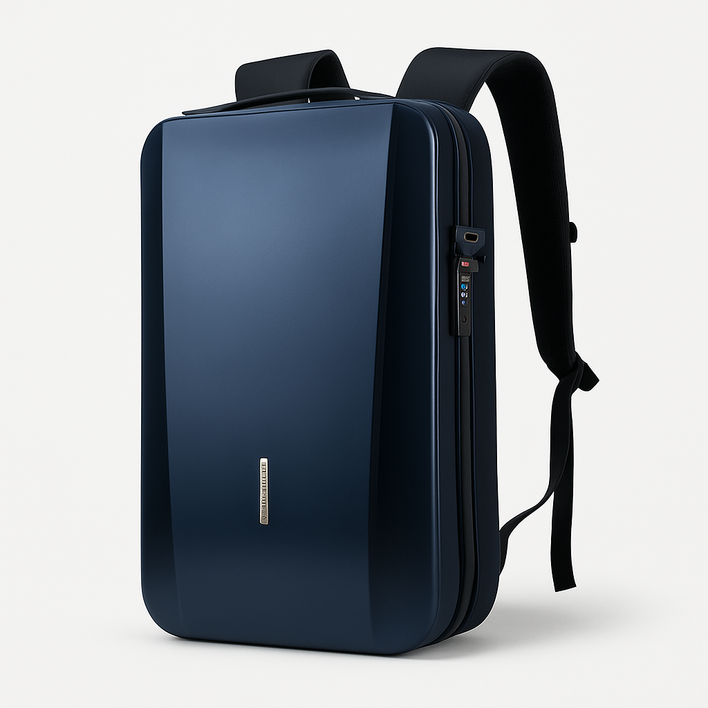 Zaino antifurto in ABS con lucchetto integrato - Blu - antifurto Backpacks bags integrato lucchetto zaino zaino antifurto - Concept Palermo