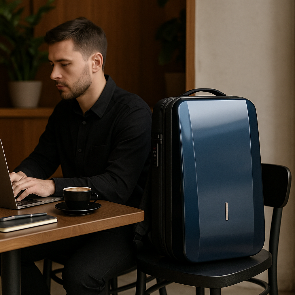 Zaino antifurto in ABS con lucchetto integrato - - antifurto Backpacks bags integrato lucchetto zaino zaino antifurto - Concept Palermo