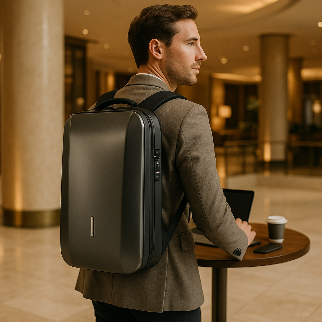 Zaino antifurto in ABS con lucchetto integrato - - antifurto Backpacks bags integrato lucchetto zaino zaino antifurto - Concept Palermo