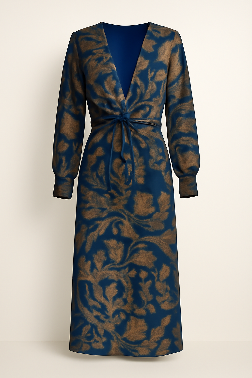 Abito con stampa botanica vibrante: stile semplice in ogni colore Donna - Blu S - abito abito stampa botanica colore donna DRESS Dresses female dress Maxi dress Maxi Dresses ogni semplice - Concept Palermo