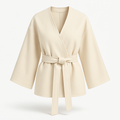 Cardigan suave de punto ancho para mujer