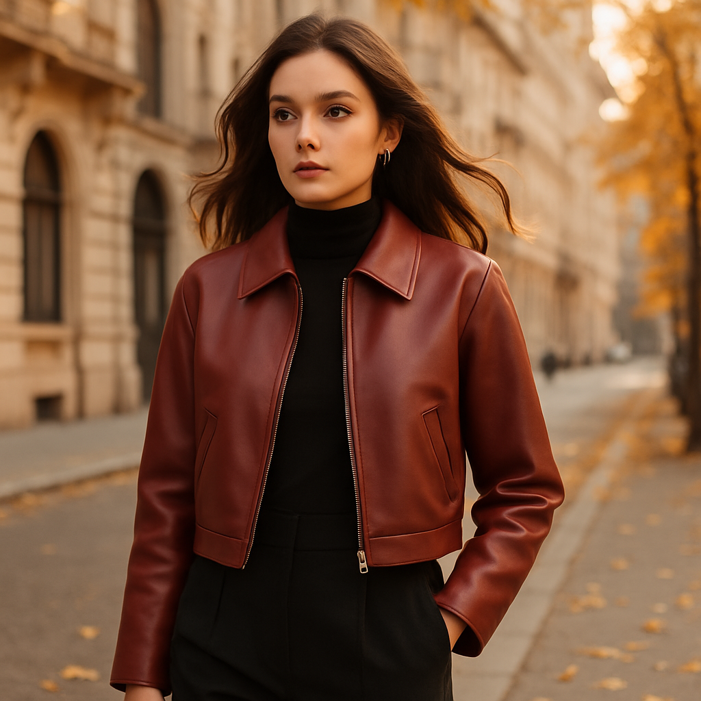 Giacca di pelle dallo stile urbano e raffinato Uomo - - coat coats coats for women dallo female coat giacca giacca pelle pelle raffinato stile uomo urbano - Concept Palermo