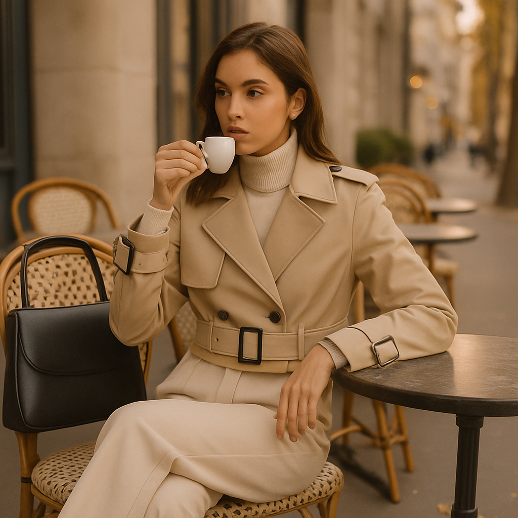 Cappotto trench con cintura Grigio - - cappotto cappotto trench cintura coat coats coats for women female coat Jackets & Coats trench women's coats & jackets - Concept Palermo