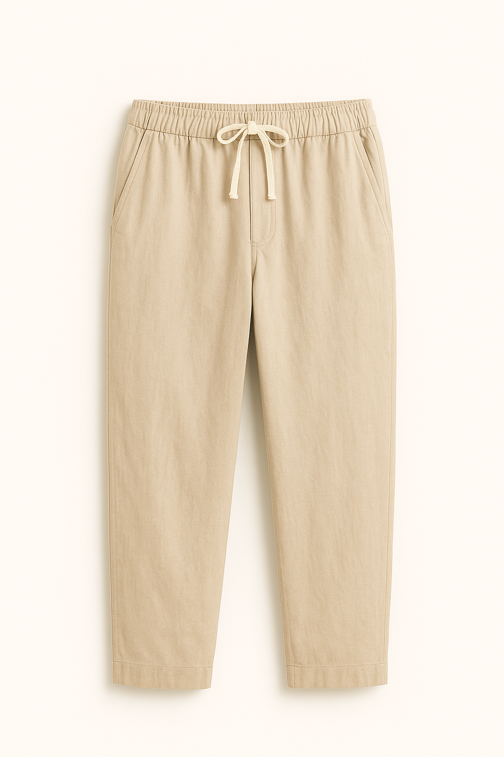 Vestibilità morbida, vestibilità aderente Lino Uomo - Beige - aderente linen pants lino men's summer pants morbida pants pants for men uomo vestibilità vestibilità morbida - Concept Palermo