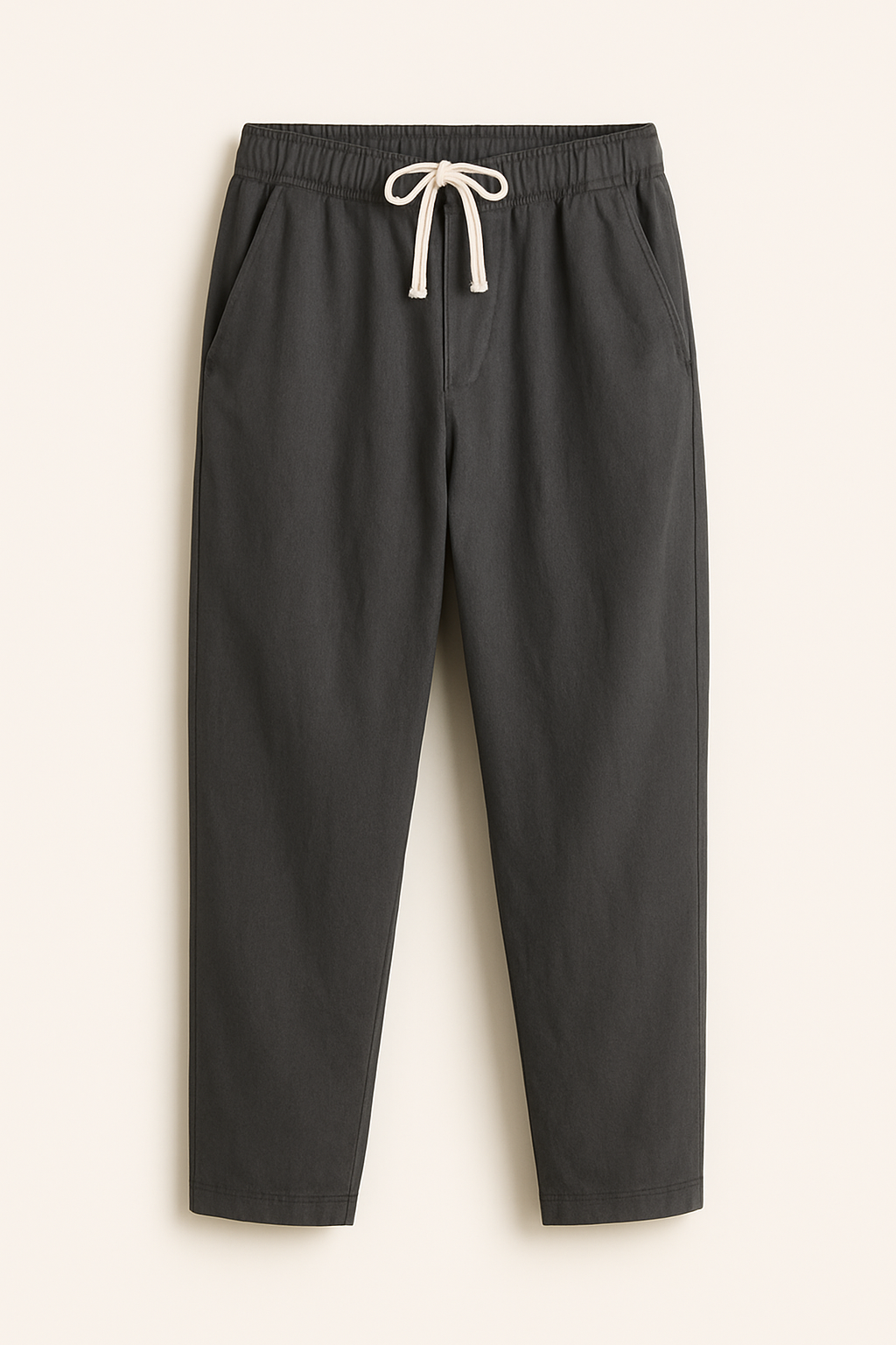 Vestibilità morbida, vestibilità aderente Lino Uomo - Grigio Scuro - aderente linen pants lino men's summer pants morbida pants pants for men uomo vestibilità vestibilità morbida - Concept Palermo