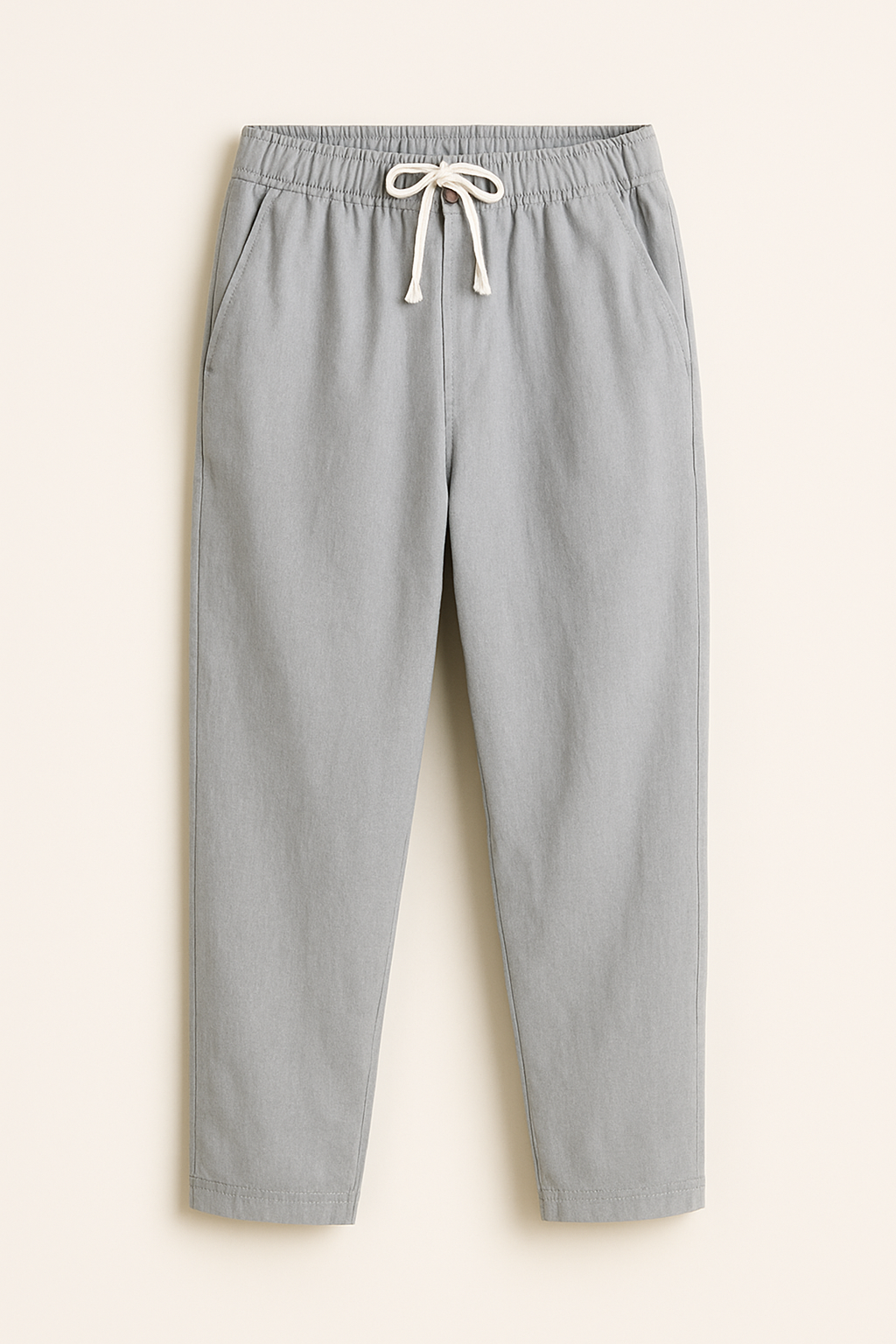 Vestibilità morbida, vestibilità aderente Lino Uomo - Grigio - aderente linen pants lino men's summer pants morbida pants pants for men uomo vestibilità vestibilità morbida - Concept Palermo