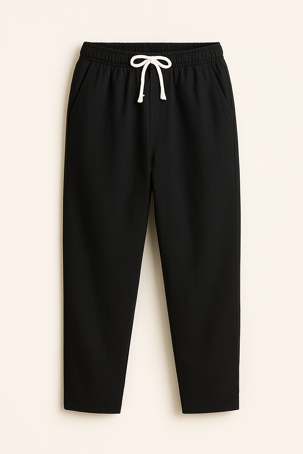 Vestibilità morbida, vestibilità aderente Lino Uomo - Nero - aderente linen pants lino men's summer pants morbida pants pants for men uomo vestibilità vestibilità morbida - Concept Palermo