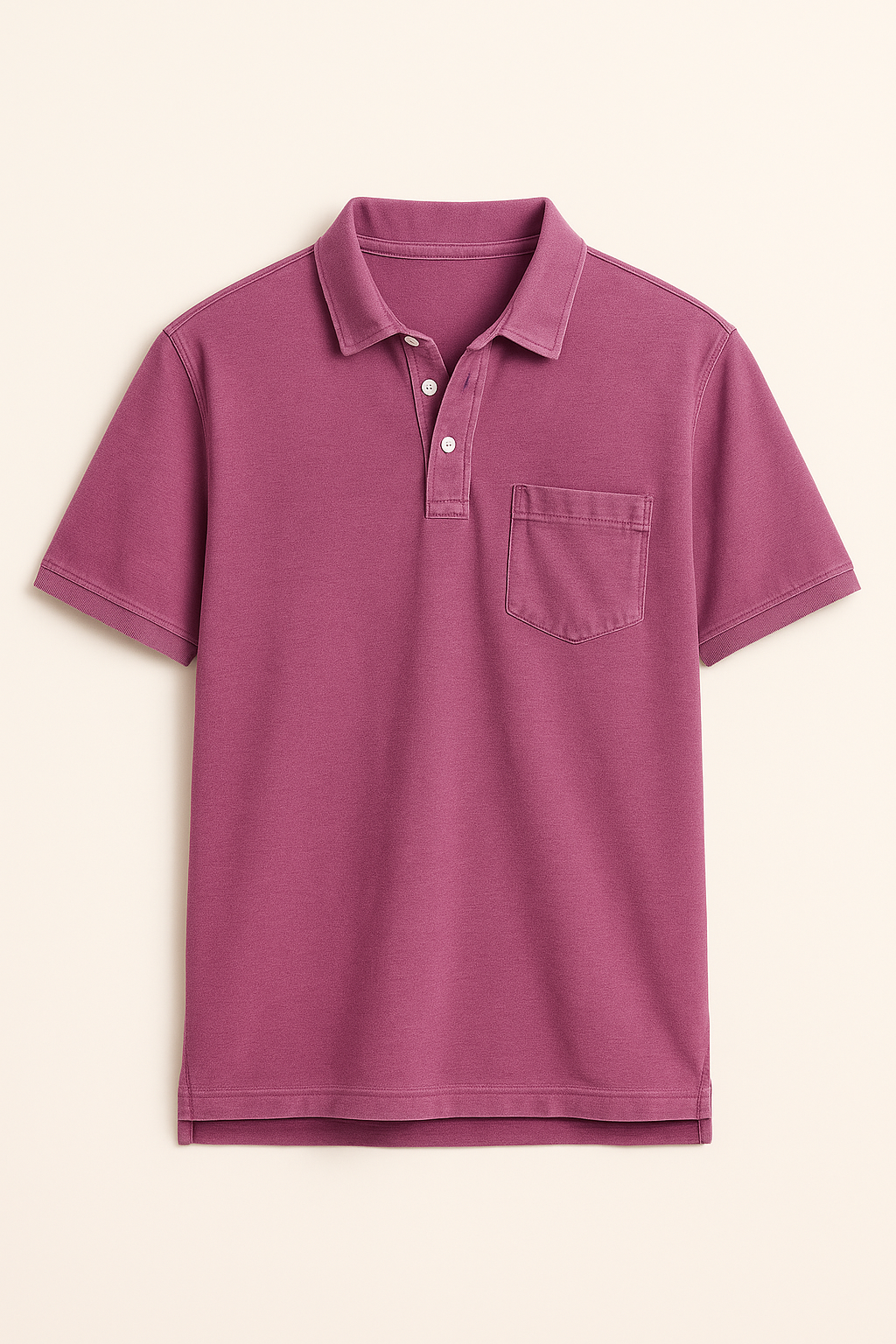 Polo Uomo Tinta in Capo con Taschino, 100% Cotone, Vestibilità Regolare - Rosa - capo men's polo men's polo shirt men's top clothes petto polo polo uomo Shirts und Polos taschino tinta uomo - Concept Palermo