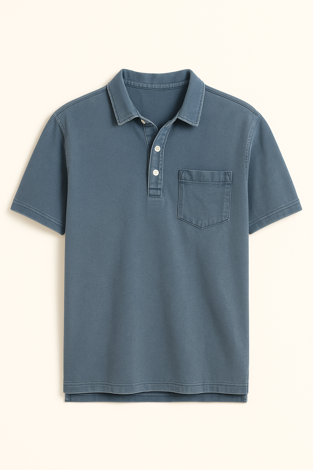 Polo Uomo Tinta in Capo con Taschino, 100% Cotone, Vestibilità Regolare - Blu Marino - capo men's polo men's polo shirt men's top clothes petto polo polo uomo Shirts und Polos taschino tinta uomo - Concept Palermo
