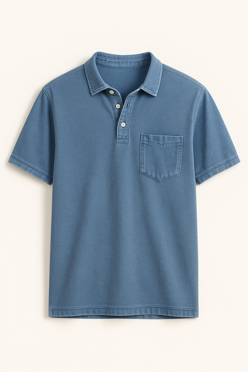 Polo Uomo Tinta in Capo con Taschino, 100% Cotone, Vestibilità Regolare - Blu - capo men's polo men's polo shirt men's top clothes petto polo polo uomo Shirts und Polos taschino tinta uomo - Concept Palermo
