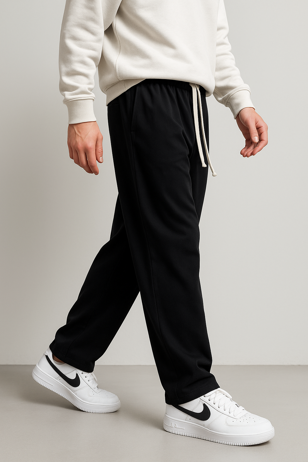 Pantaloni larghi e dritti in velluto a coste stile retrò Uomo - - coste dritti larghi pantaloni pantaloni larghi pants pants_sept24 retr stile - Concept Palermo