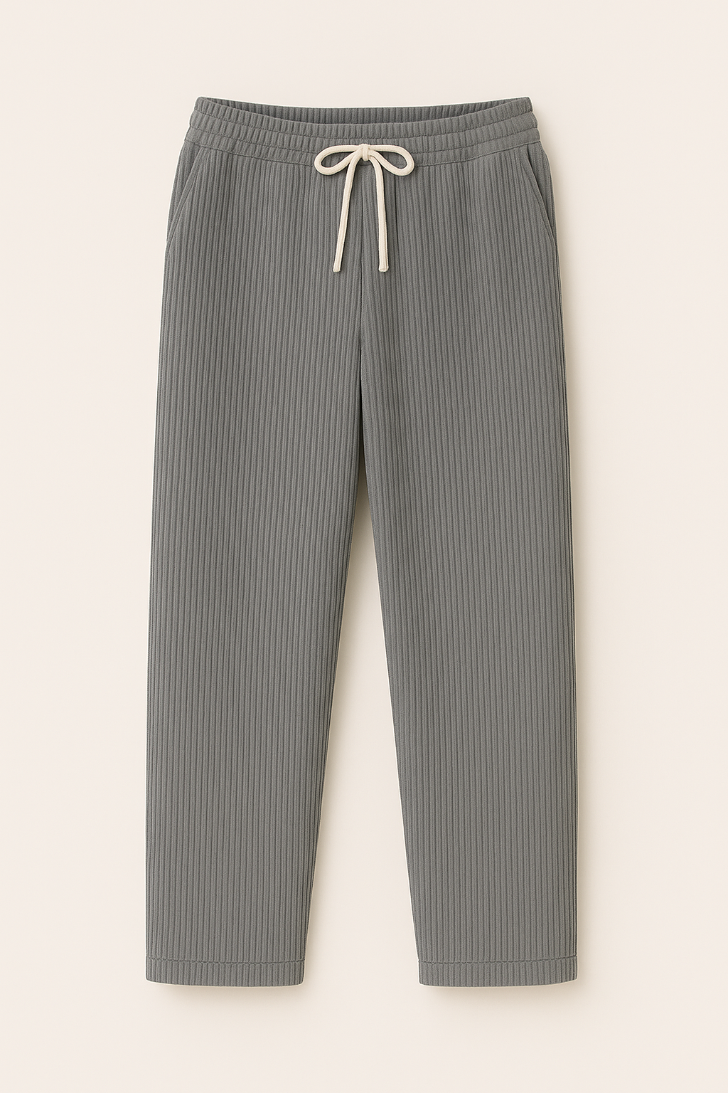 Pantaloni da salotto a coste da uomo: comfort e stile - Grigio - comfort coste pantaloni pantaloni salotto pants pants for men salotto stile uomo - Concept Palermo