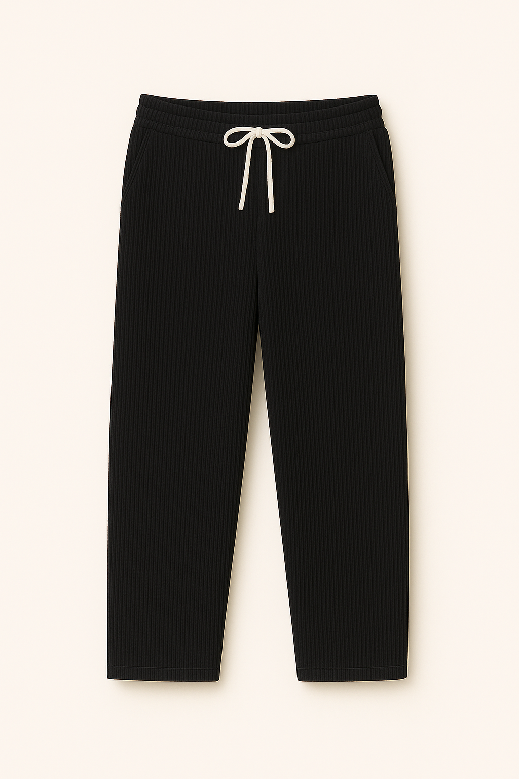 Pantaloni da salotto a coste da uomo: comfort e stile - Nero - comfort coste pantaloni pantaloni salotto pants pants for men salotto stile uomo - Concept Palermo