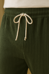 Heren ribfluwelen loungebroek: comfort en stijl