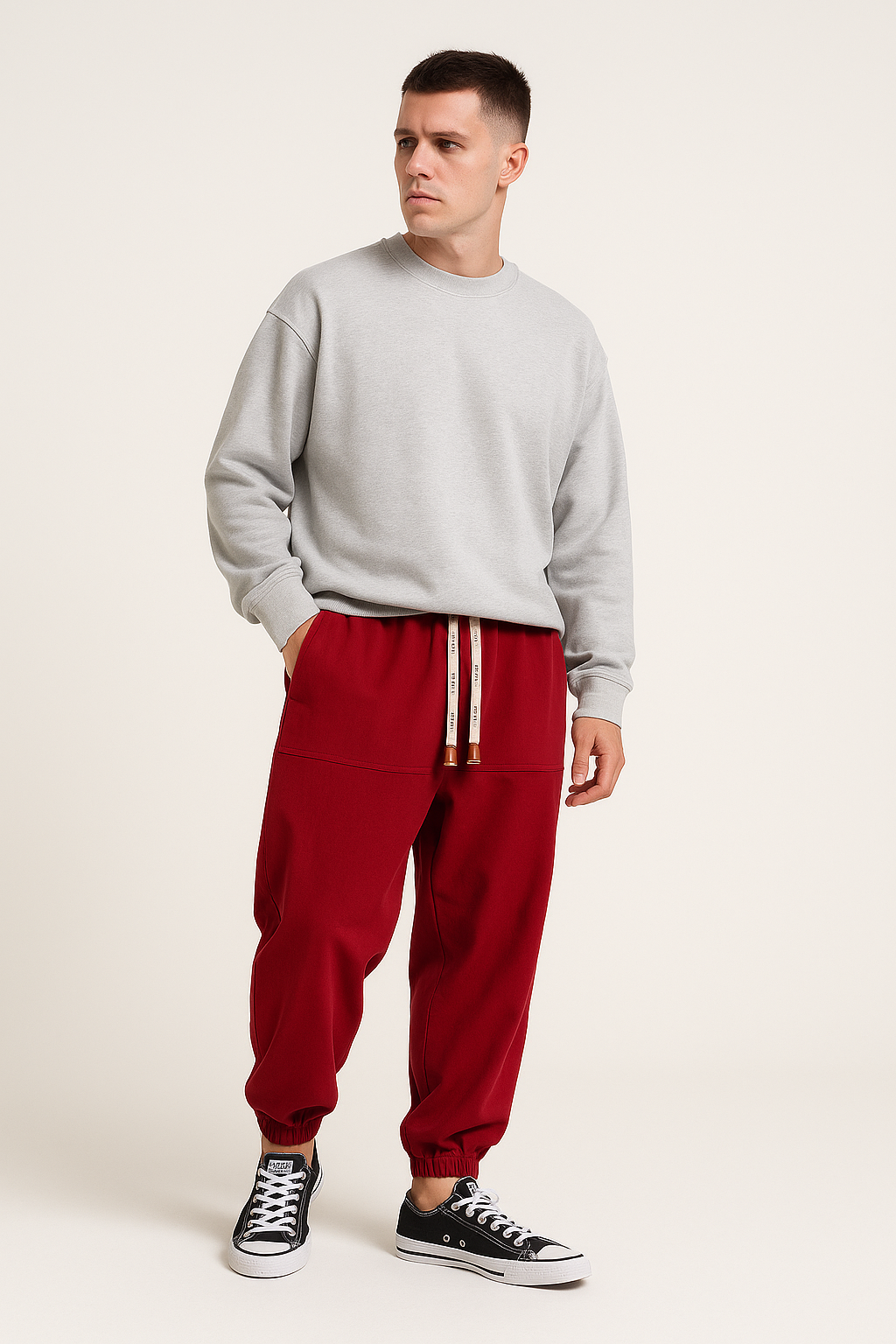 Pantaloni harem da uomo di ispirazione giapponese: comodi, leggeri e alla moda - - 100% Cotton alla Black Blue breezy Casual classic Coffee comodi drawstrings giapponese Gray harem harems ispirazione leggeri linen moda new oversize pantaloni pants Red relaxed fit summer - Concept Palermo