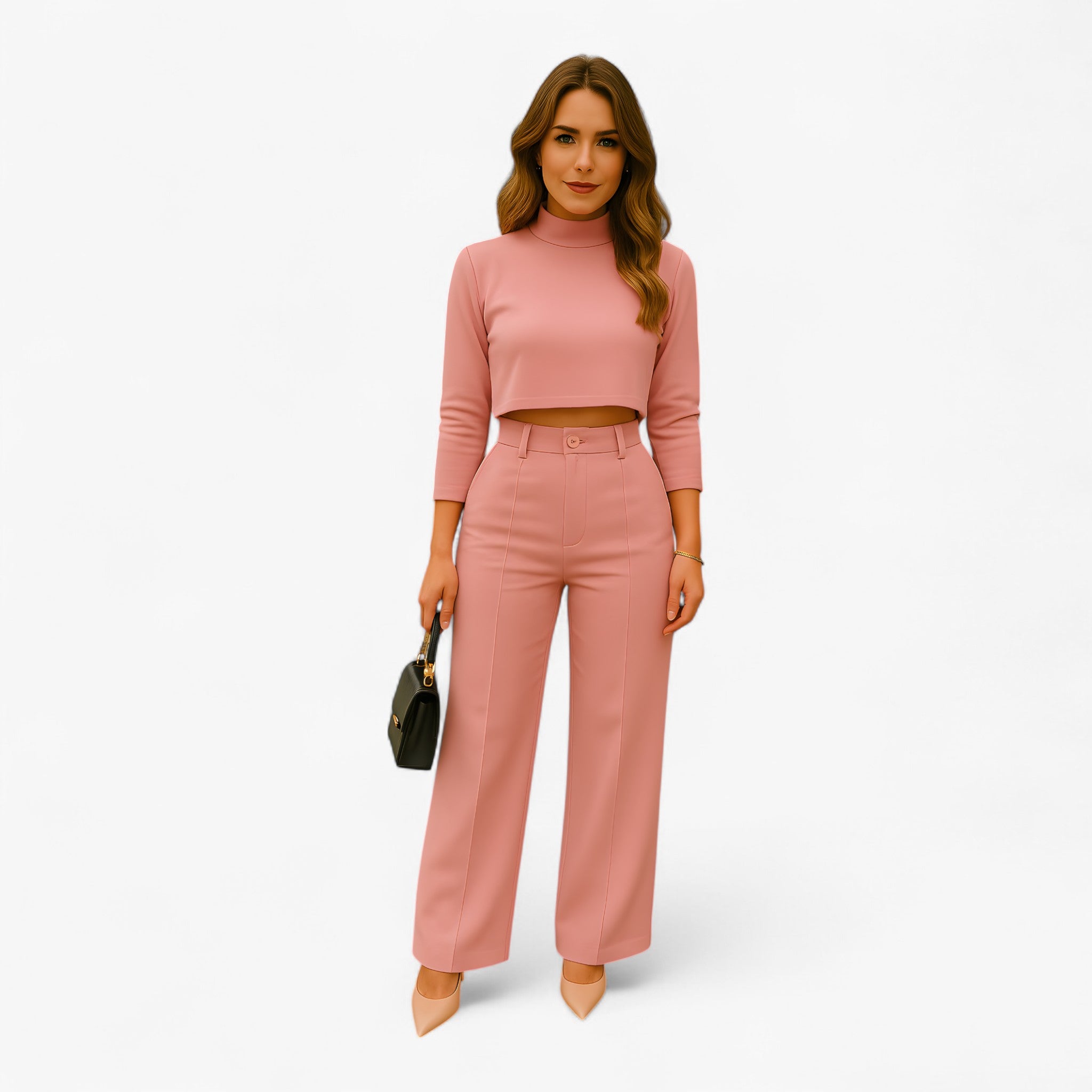 Due Pezzi - Eleganza e versatilità in ogni momento - Rosa - eleganza momento ogni outfit sets pezzi Two Piece Sets versatilità Women fashion - Concept Palermo