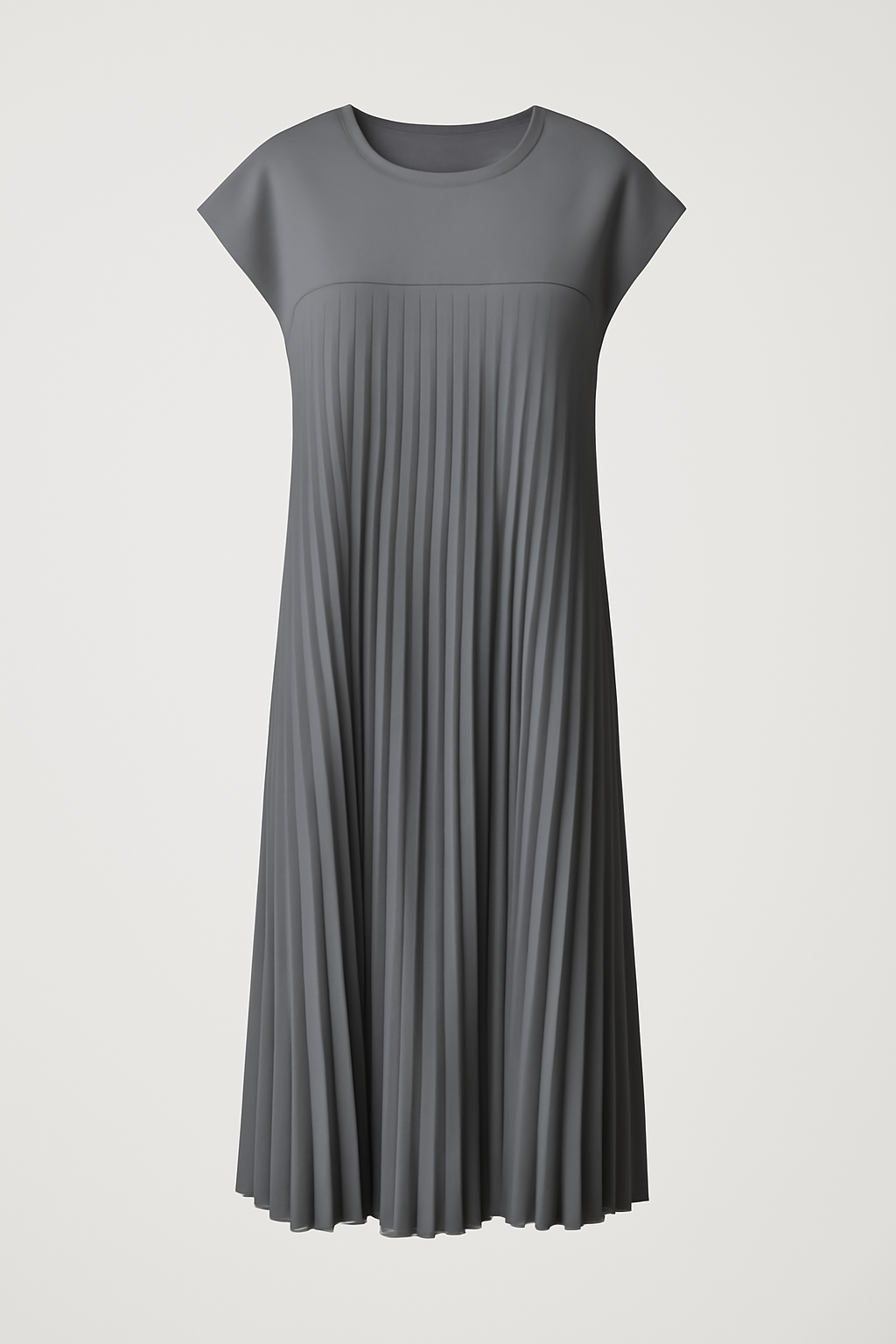 Foulard in Seta Morbida Donna, Tocco Femminile Elegante e Fluido - Grigio - Dames DRESS dresses female dress femminile fluido fluido tocco Jurk seta tocco - Concept Palermo