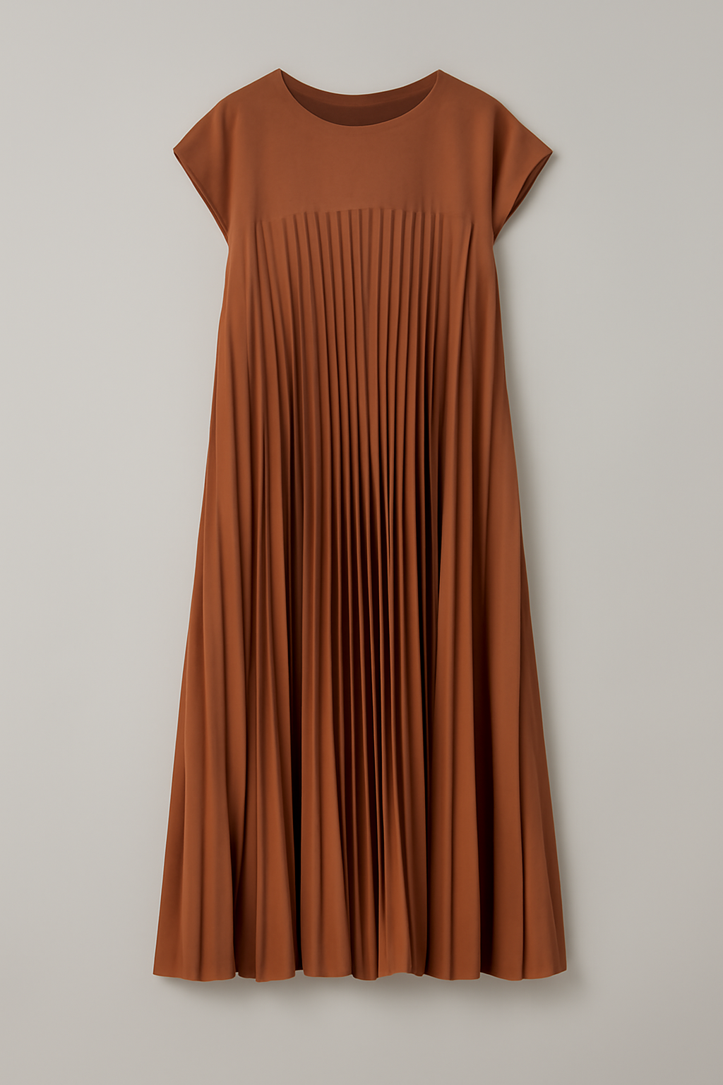 Foulard in Seta Morbida Donna, Tocco Femminile Elegante e Fluido - Marrone - Dames DRESS dresses female dress femminile fluido fluido tocco Jurk seta tocco - Concept Palermo