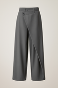 Pantalones baggy Kalhoty Elegancia sin esfuerzo con un ajuste relajado para mujer