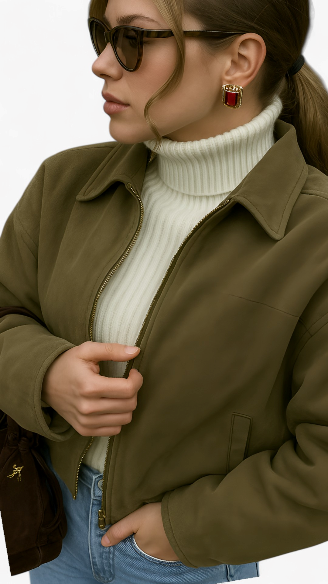 Giacca con zip Easy Layer - - easy giacca giacca easy Jackets & Coats layer women's coats & jackets - Concept Palermo