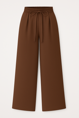 Palazzo broek met hoge taille en koordjes - elegant en comfortabel
