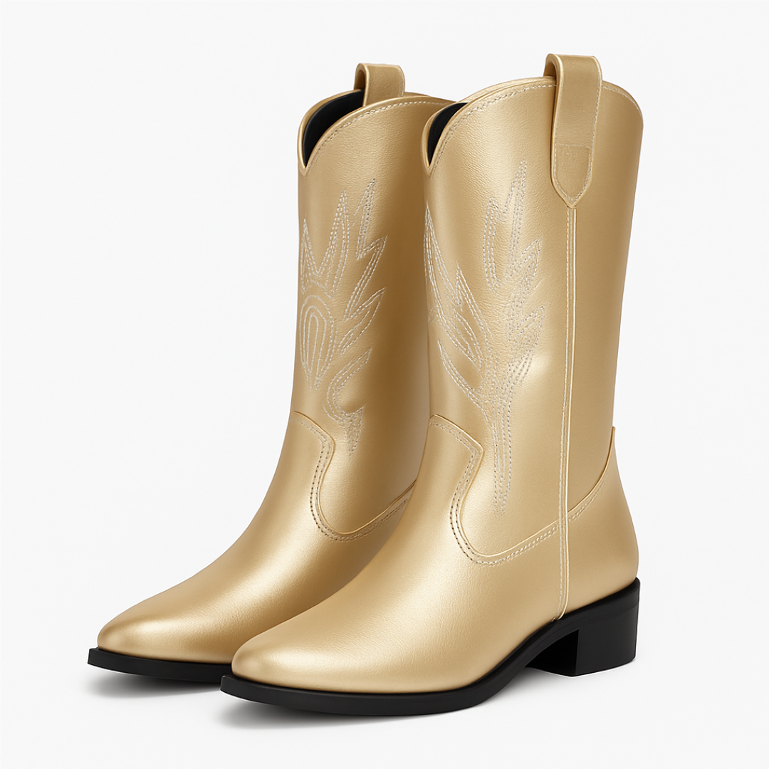Stivali da Cowboy Metallizzati Argento Uomo - Scintillanti e alla Moda - Oro - Accessoires cowboy Dames Laarzen metallizzati Schoenen shoes stivali stivali cowboy uomo - Concept Palermo