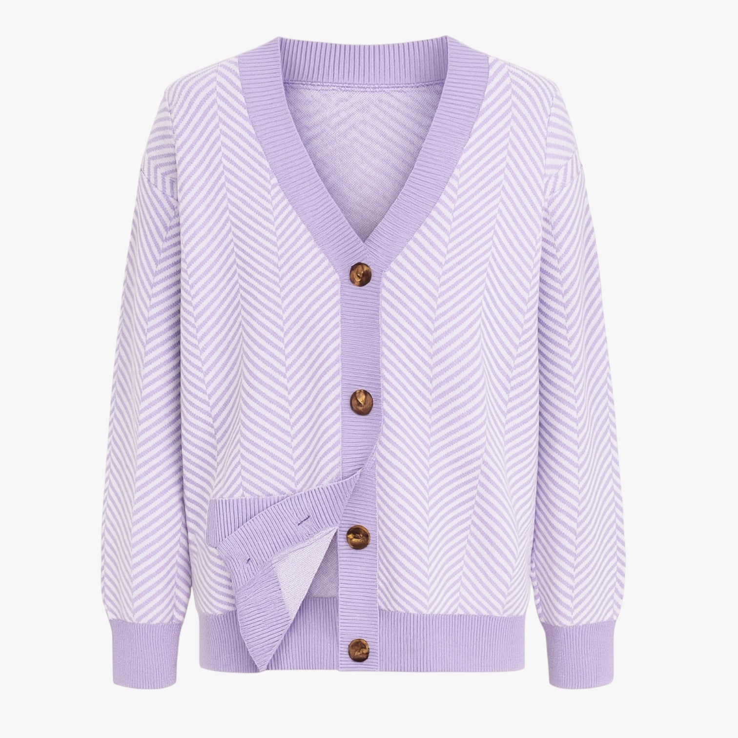 Cardigan con scollo a V da donna - Leggero ed per l'autunno Nero - Gratis Viola - autunno cardigan cardigan scollo donna leggero scollo Sweater sweater women sweaters & cardigans women's sweater - Concept Palermo