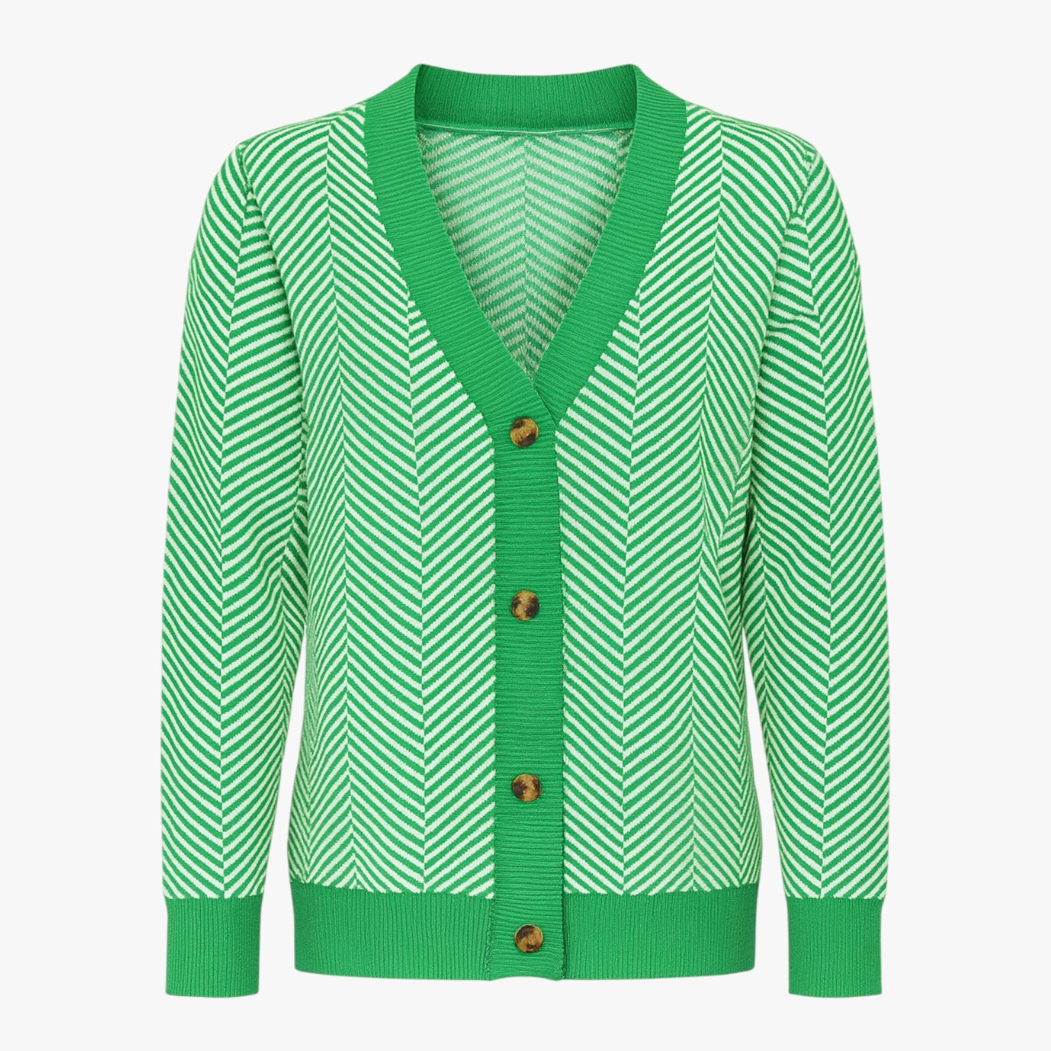 Cardigan con scollo a V da donna - Leggero ed per l'autunno Nero - Gratis Verde - autunno cardigan cardigan scollo donna leggero scollo Sweater sweater women sweaters & cardigans women's sweater - Concept Palermo