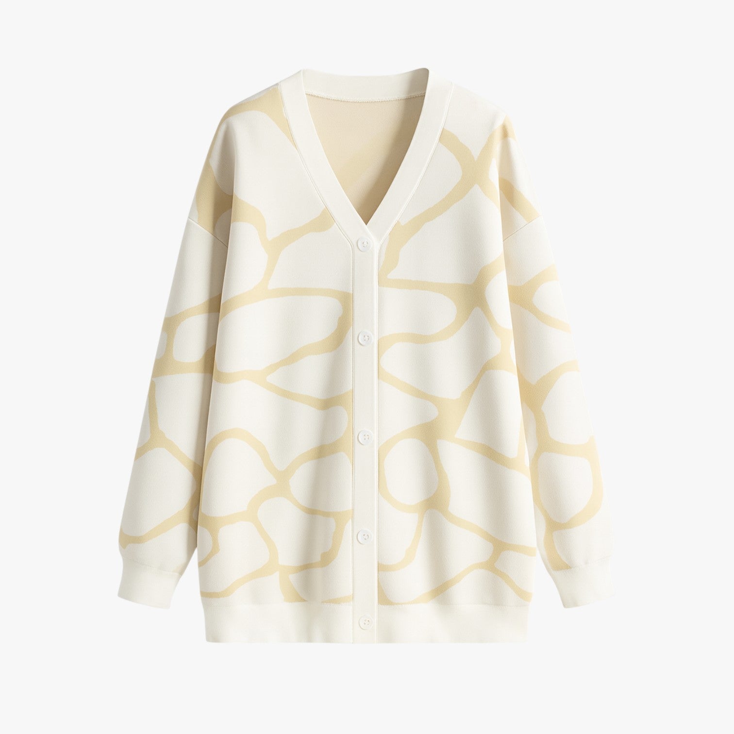 Cardigan chic a maglia larga – Eleganza leggera per l'autunno Donna - beige - autunno cardigan cardigan chic chic donna eleganza larga leggera Sweater sweater women sweaters & cardigans - Concept Palermo