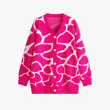 Chique grofgebreide cardigan - lichte elegantie voor de herfst, dames