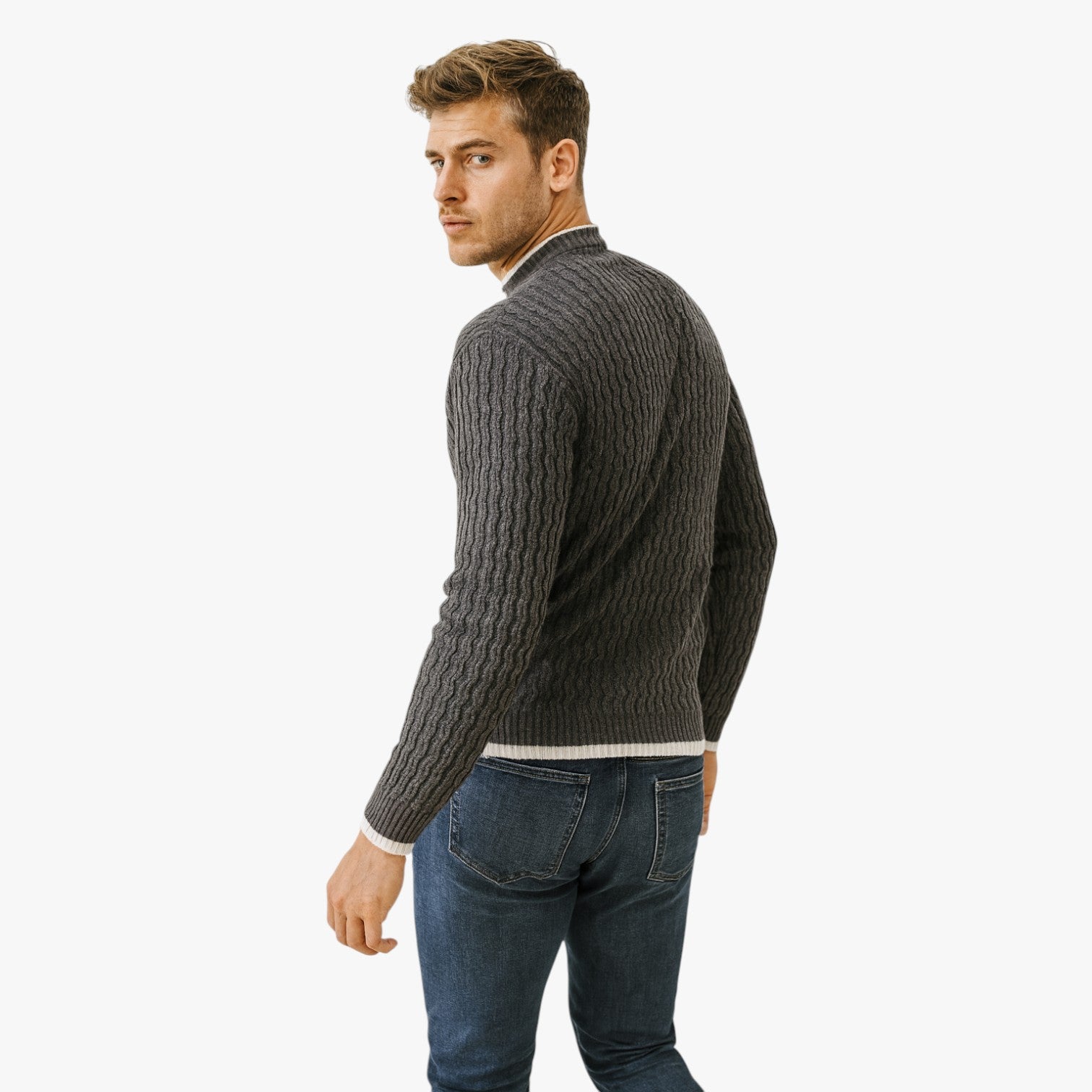 Maglione Slim da uomo – Stile caldo e giovanile - - caldo giovanile maglione maglione slim men's sweater slim stile Sweater sweater men sweaters & cardigans uomo - Concept Palermo