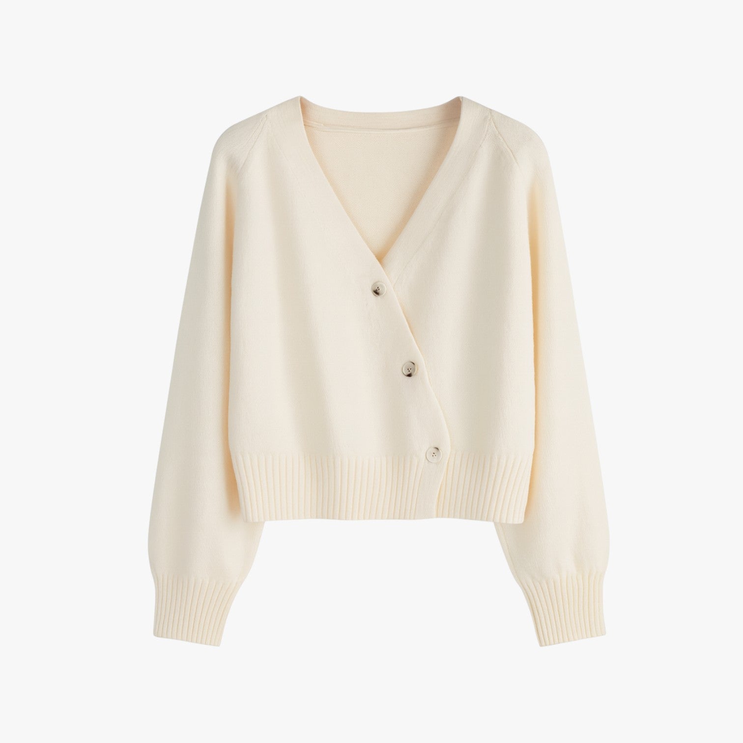 Cardigan in morbido cashmere con bottoni a spillo, eleganza oversize per la primavera e l'autunno - Personalizzabile Beige - autunno bottoni cardigan cardigan cashmere cashmere eleganza oversize primavera Sweater sweater women sweaters & cardigans - Concept Palermo