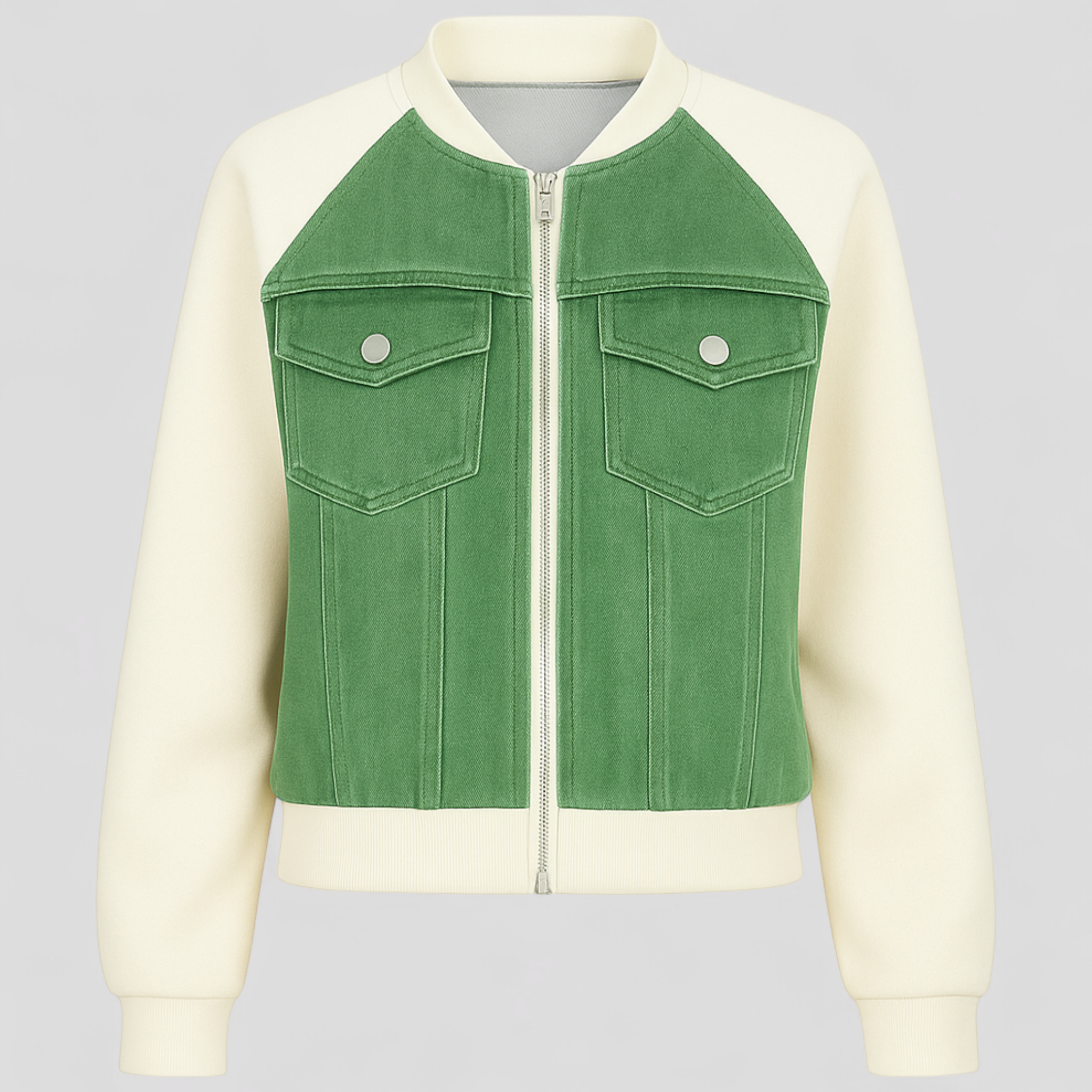 Giacca Donna Denim Versatile - verde - abbigliamento femminile denim denim jacket women donna donna giacca giacca giacca casual giacca cotone giacca creativa giacca denim giacca denim colore giacca denim versatile giacca donna giacca donna trendy giacca in denim giacca moda donna giacca spandex giacche da donna versatile - Concept Palermo