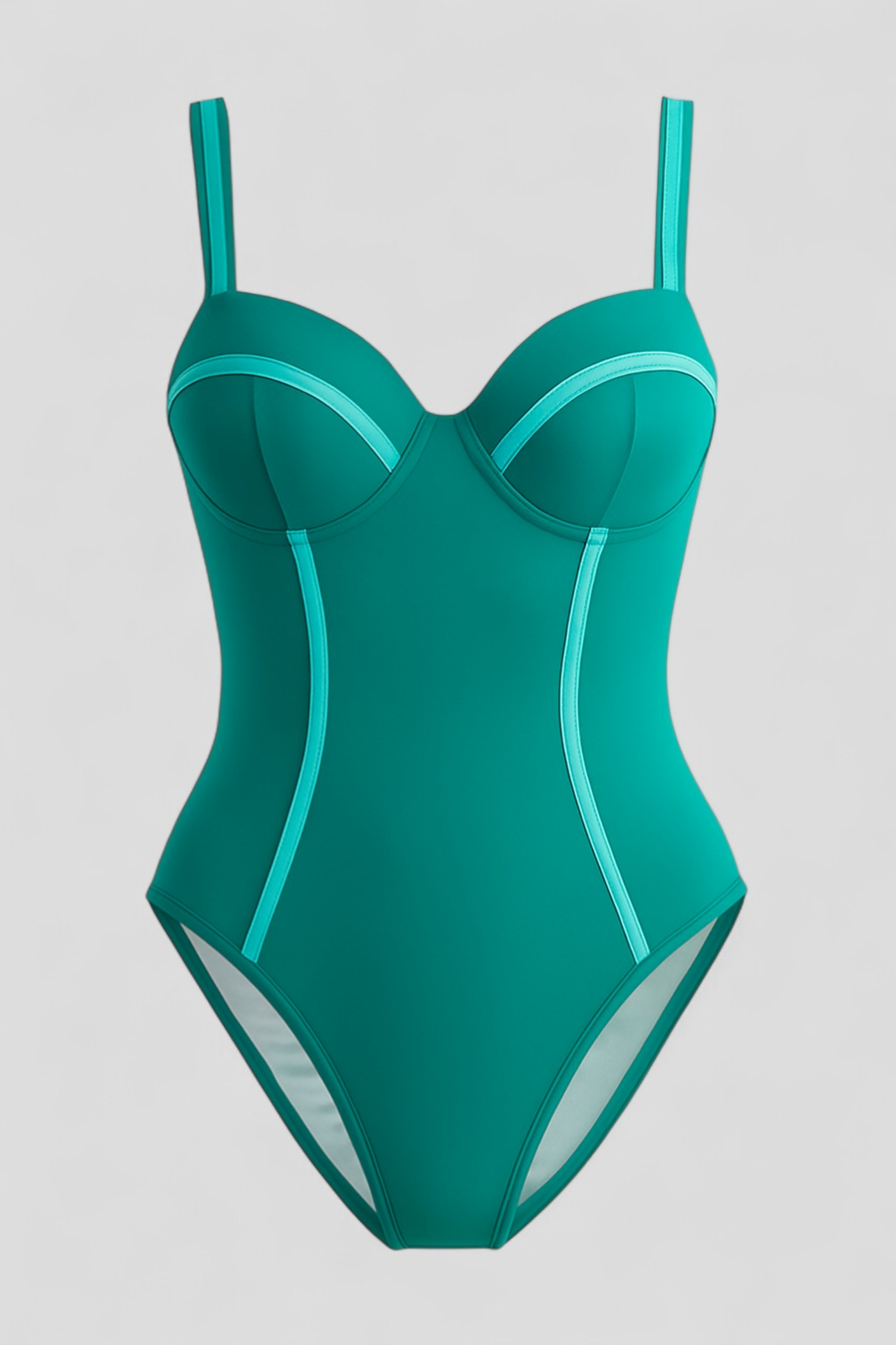 Costume Intero Donna Slim Fit Elegante - Perfetto per la Spiaggia e Piscina - Blu-Verde - abbigliamento estivo abbigliamento per il mare bikini intero costume costume da bagno confortevole costume da bagno elegante costume da bagno intero costume da mare costume da piscina costume intero costume sexy costume slim fit donna intero slim swimwear - Concept Palermo