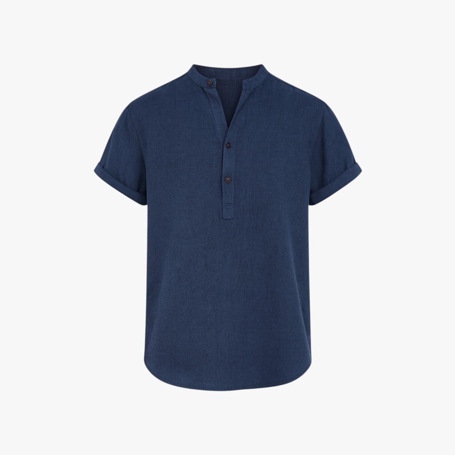 Camicia in lino da uomo - Leggerezza e stile per ogni giorno - Navy - camicia camicia lino clothes clothes men giorno leggerezza lino men's top clothes mentops ogni stile Tops - Concept Palermo