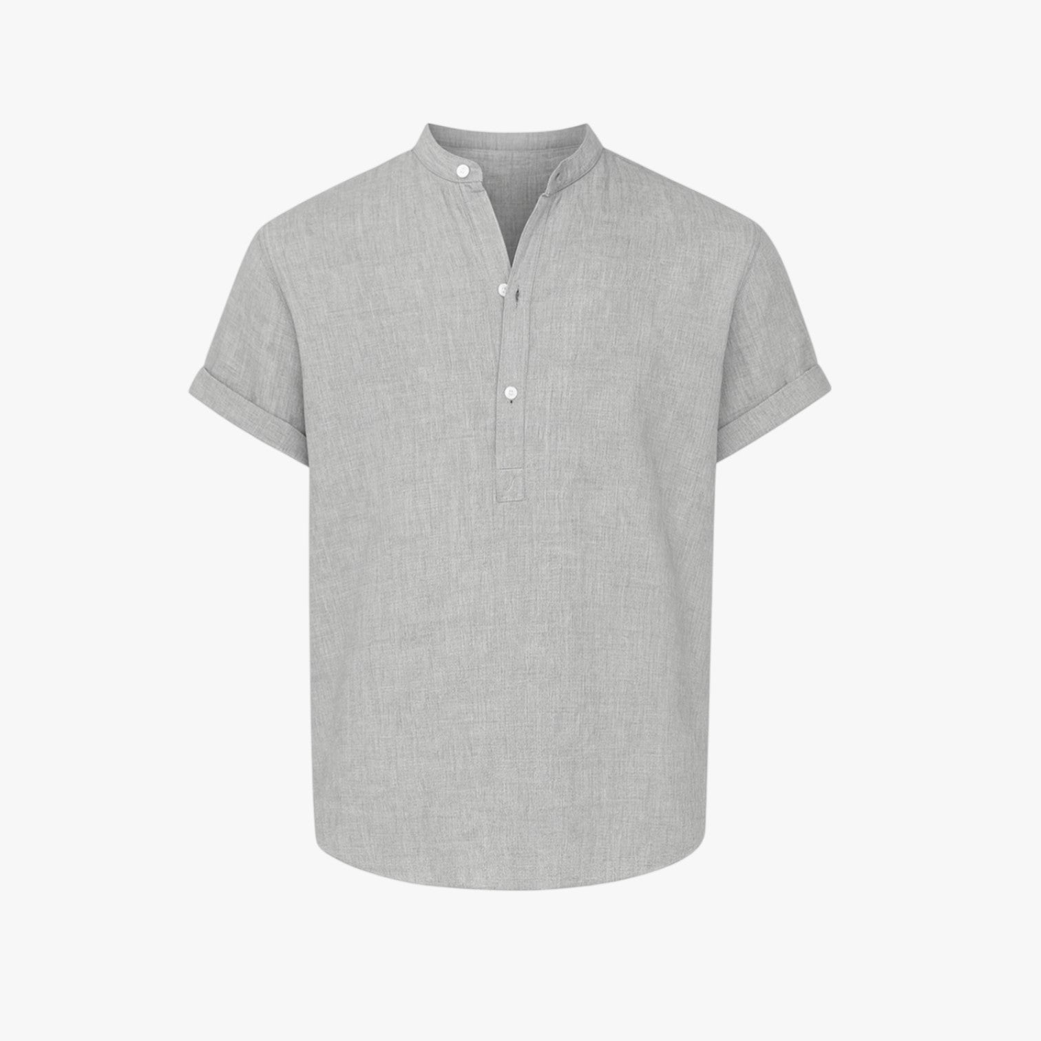 Camicia in lino da uomo - Leggerezza e stile per ogni giorno - Grigio - camicia camicia lino clothes clothes men giorno leggerezza lino men's top clothes mentops ogni stile Tops - Concept Palermo