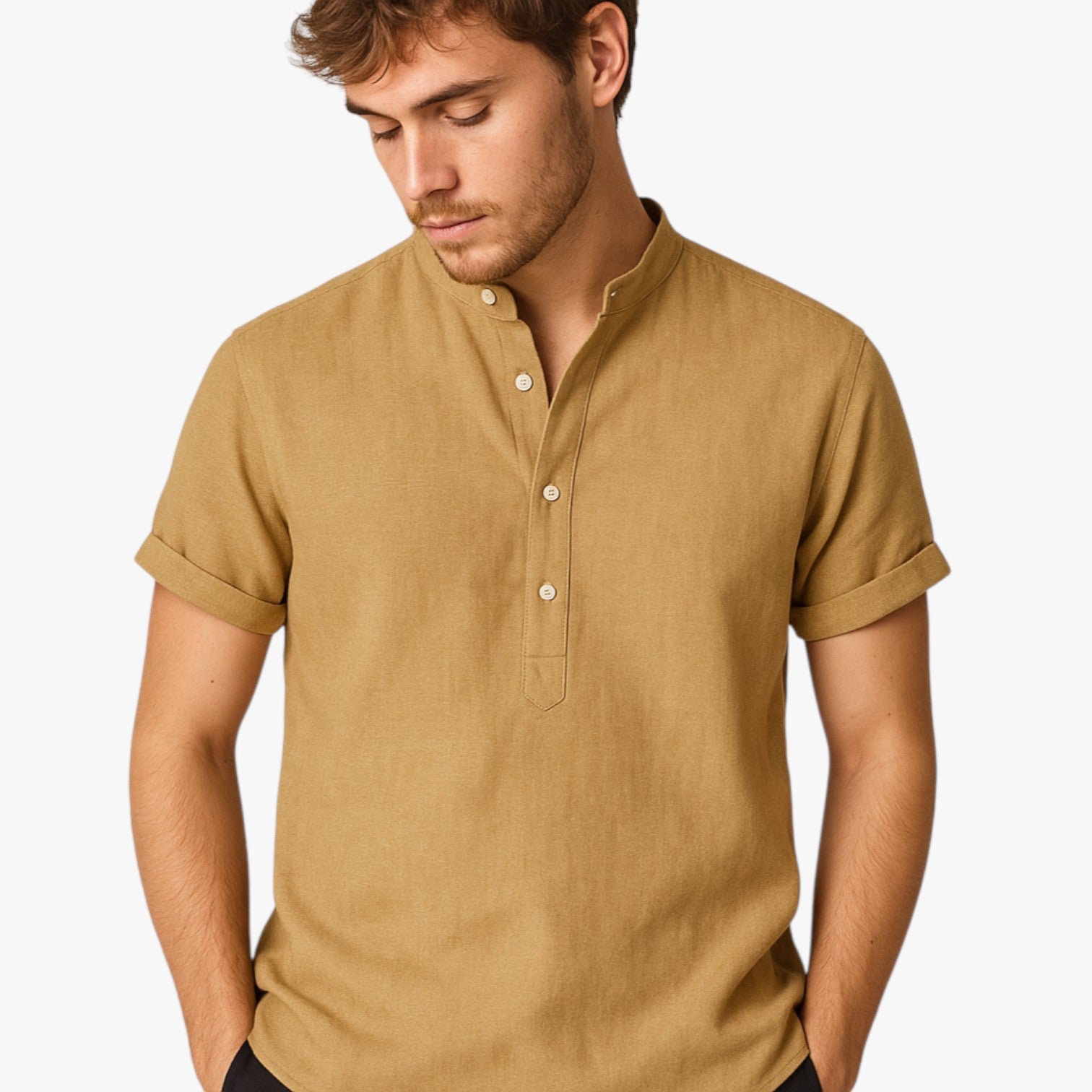 Camicia in lino da uomo - Leggerezza e stile per ogni giorno - - camicia camicia lino clothes clothes men giorno leggerezza lino men's top clothes mentops ogni stile Tops - Concept Palermo