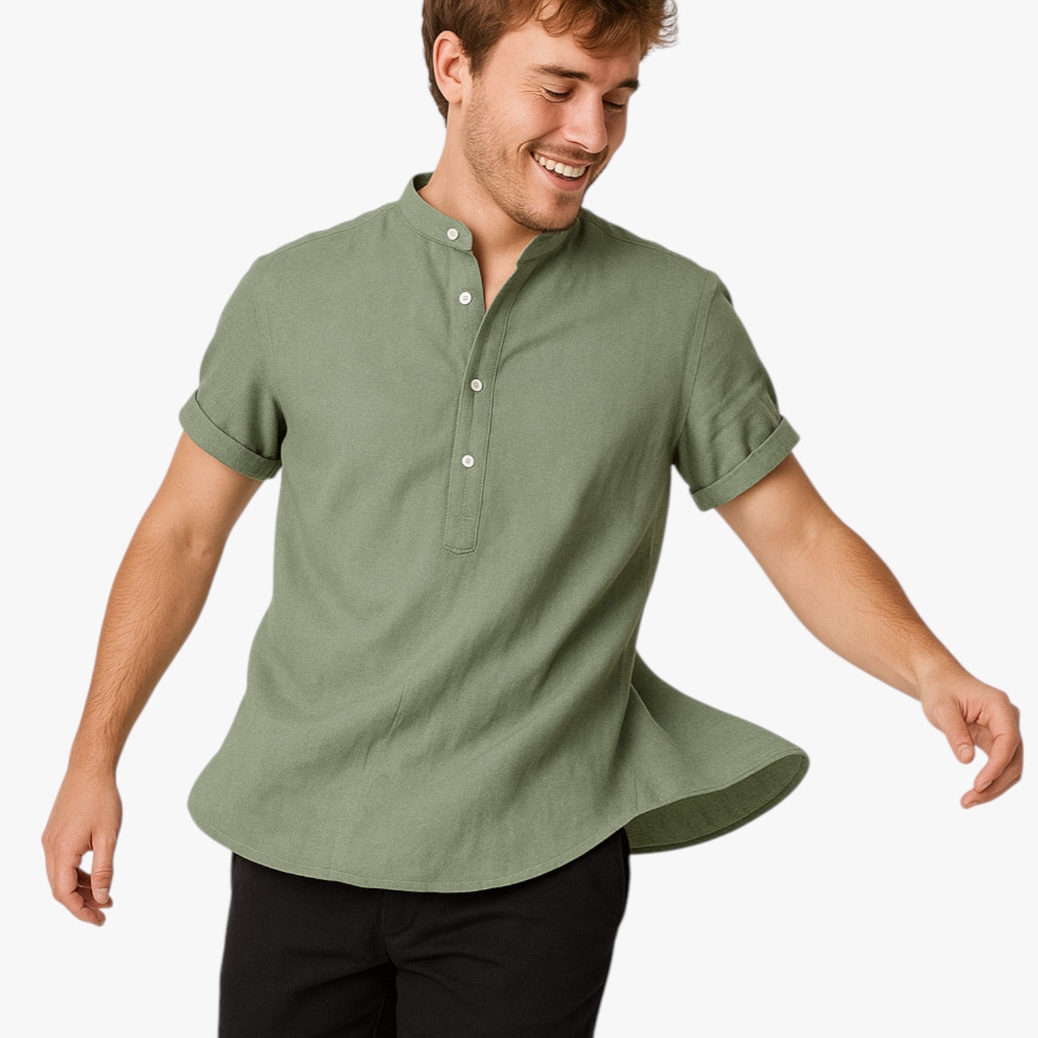 Camicia in lino da uomo - Leggerezza e stile per ogni giorno - - camicia camicia lino clothes clothes men giorno leggerezza lino men's top clothes mentops ogni stile Tops - Concept Palermo