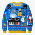 Suéter navideño para hombre con diseño de animales para las festividades