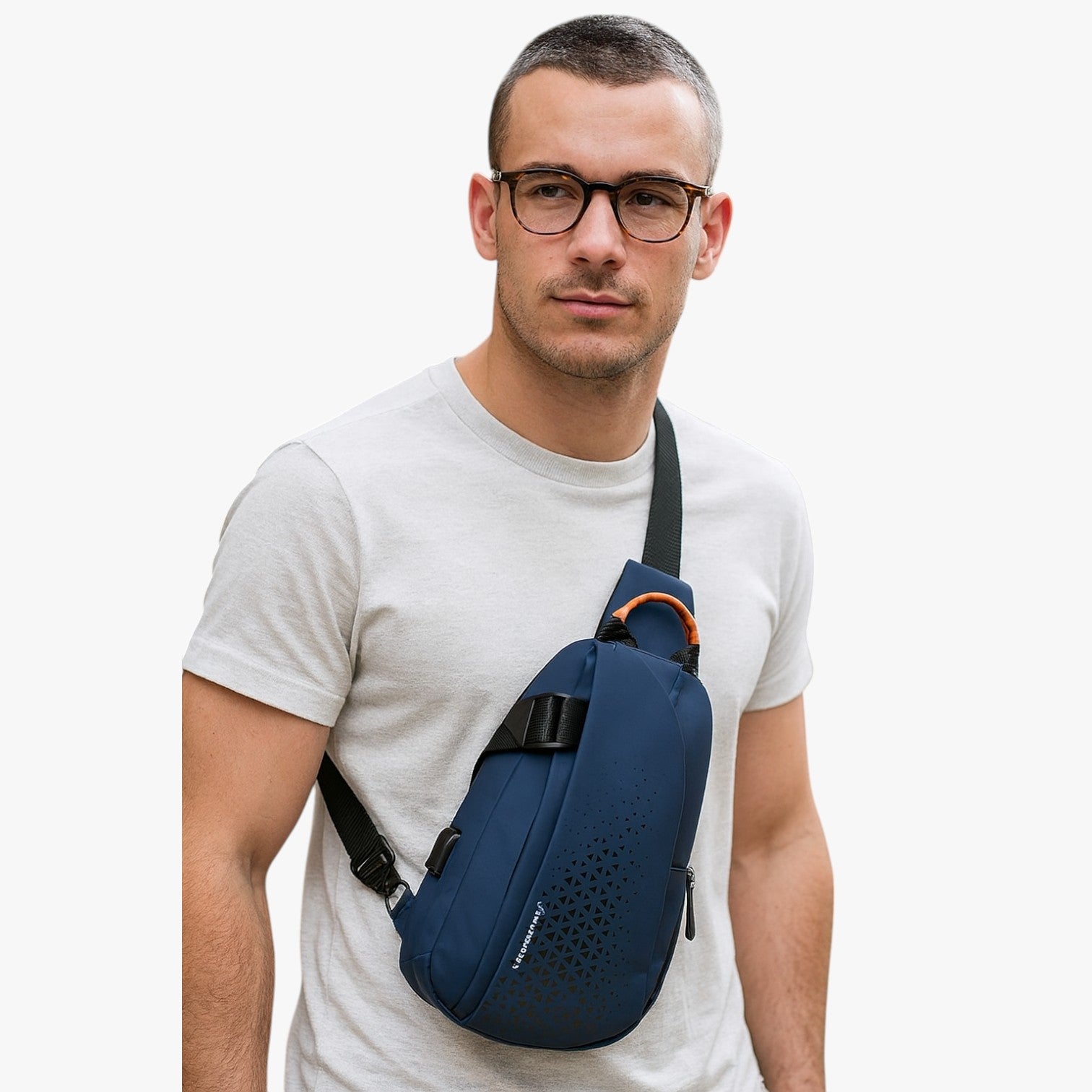 Borsa a tracolla impermeabile Dominick con USB: stile e ricarica sempre con te Uomo - - Bags borsa borsa tracolla dominick impermeabile mens bag ricarica sempre stile - Concept Palermo