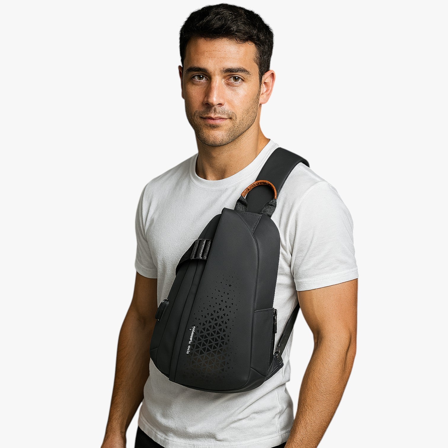 Borsa a tracolla impermeabile Dominick con USB: stile e ricarica sempre con te Uomo - - Bags borsa borsa tracolla dominick impermeabile mens bag ricarica sempre stile - Concept Palermo