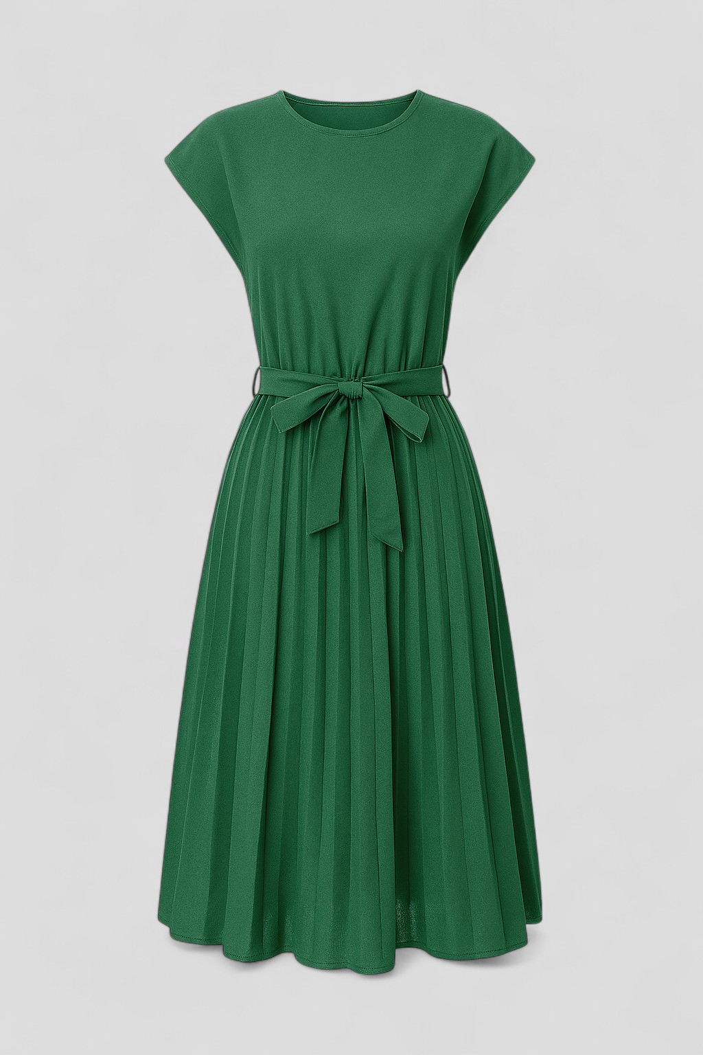 Abito Estivo Leggero Donna in Cotone Floreale Scollato per Spiaggia e Vacanze - Verde - abbigliamento estivo abito abito casual abito donna abito elegante abito estivo abito versatile donna dresses estivo fashion estivo leggero look estivo moda estiva vestito leggero - Concept Palermo