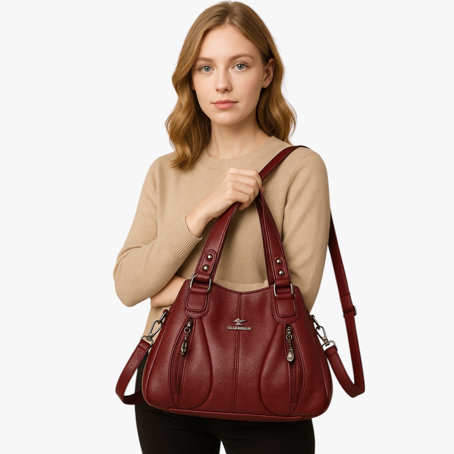 Eleganza quotidiana - La borsa a tracolla in pelle che valorizza ogni look Donna - - bag bags borsa donna eleganza eleganza quotidiana look ogni pelle women bags Women's handbags - Concept Palermo