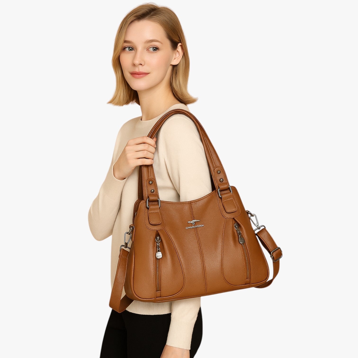 Eleganza quotidiana - La borsa a tracolla in pelle che valorizza ogni look Donna - - bag bags borsa donna eleganza eleganza quotidiana look ogni pelle women bags Women's handbags - Concept Palermo