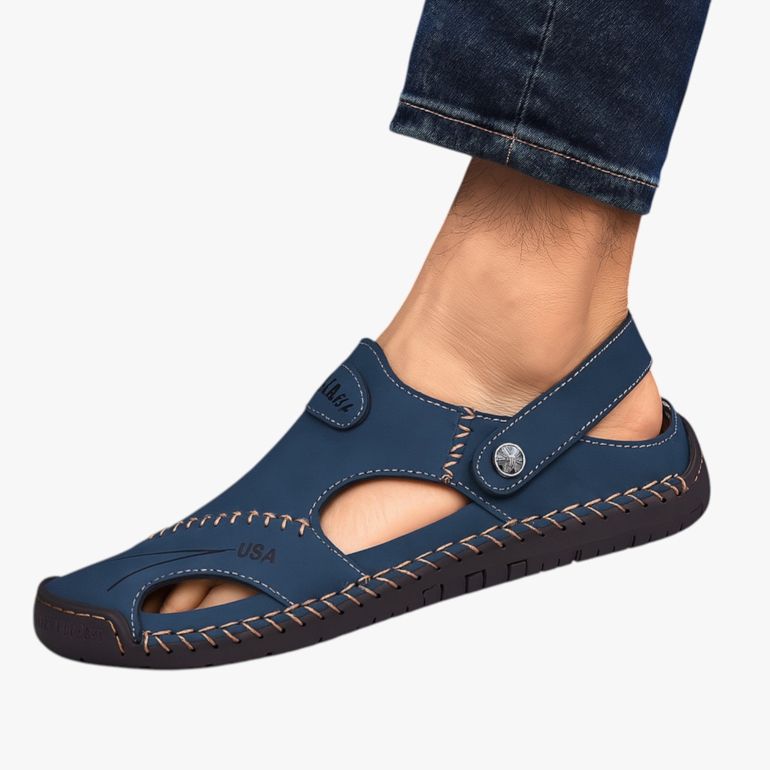 Sandali estivi da uomo - Pelle traspirante e suola antiscivolo per un tocco di stile - - antiscivolo casual sandals estivi pelle sandali sandali estivi sandals stile stylish sandals suola women sandals - Concept Palermo